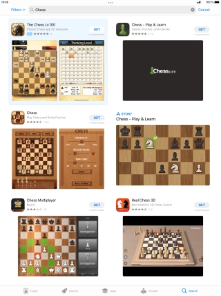 Press the required app.