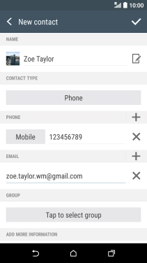 Press the confirm icon.