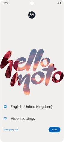 Press the field next to the language icon.