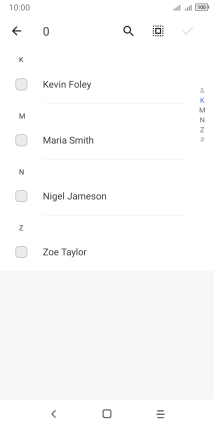 Press the select all icon.