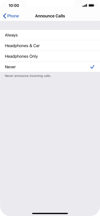 Press Always to turn on the function when silent mode is turned off.