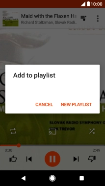 Press NEW PLAYLIST.