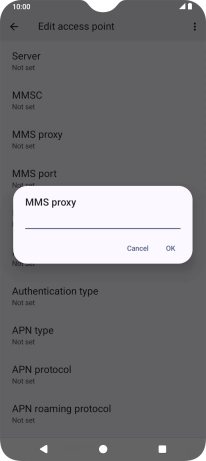 Key in 10.202.002.060 and press OK.