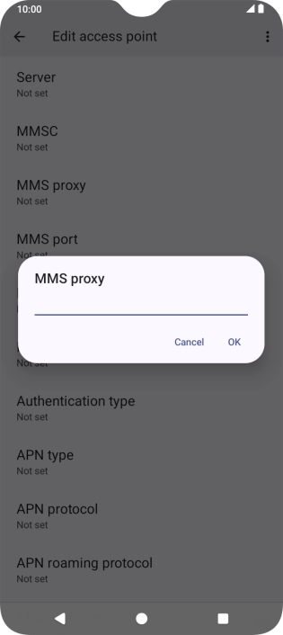 Key in 10.202.002.060 and press OK.