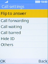 Select Call forwarding.