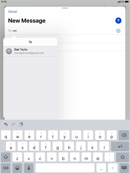 Press the required contact.
