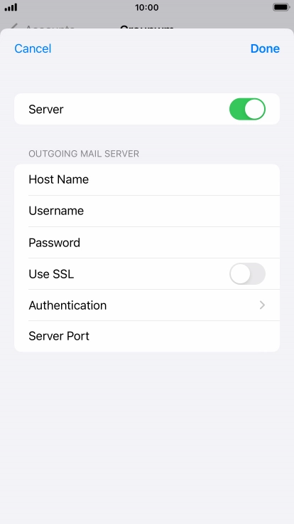 Press Authentication.