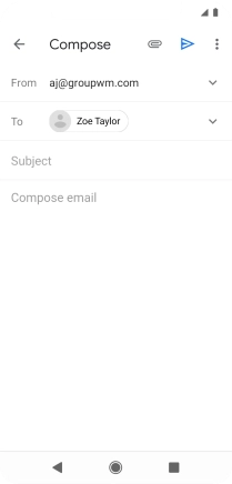 Press Subject and key in the required subject.