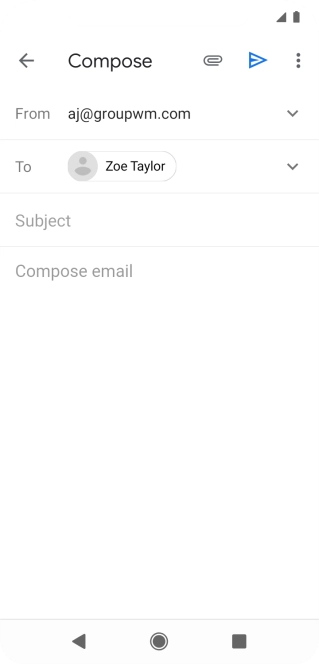 Press Subject and key in the required subject.