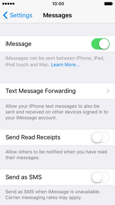 Press the indicator next to Press the indicator next to