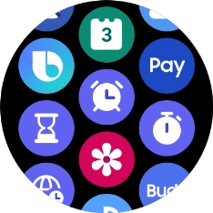 Press the Bixby icon.