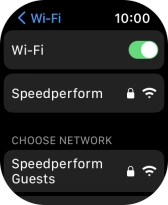 Press the Digital Crown to return to the home screen.