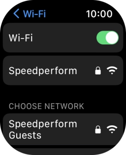 Press the Digital Crown to return to the home screen.
