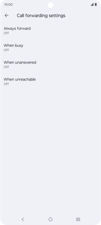 Press the Home key to return to the home screen.