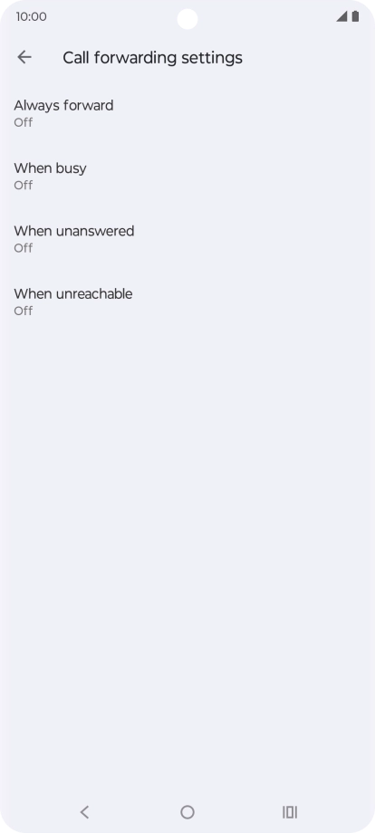 Press the Home key to return to the home screen.