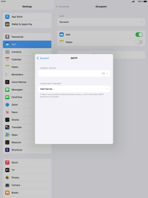 Press the field below 