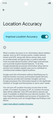 If you press the indicator next to 