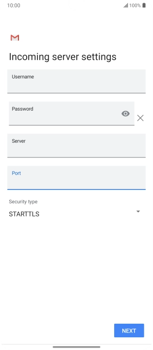 Press the drop down list below 