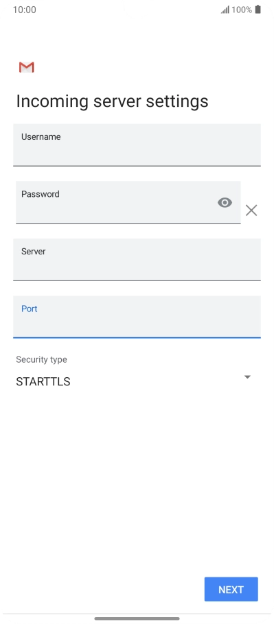 Press the drop down list below 