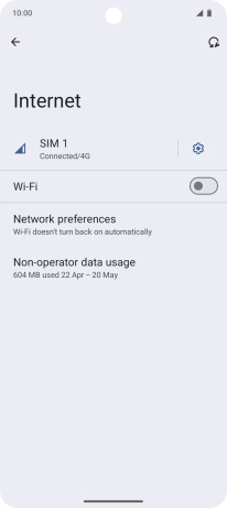 Press the indicator next to Press the indicator next to