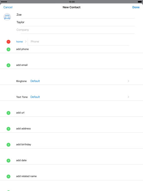 Press Phone and key in the required phone number.