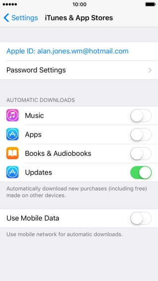 Press the Home key to return to the home screen.