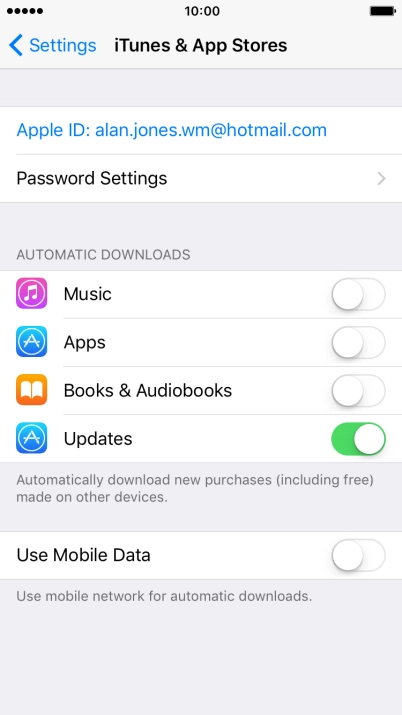 Press the Home key to return to the home screen.