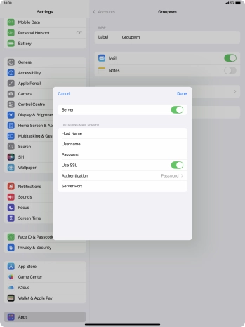 Press Authentication.