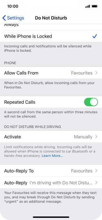Press Auto-Reply To.