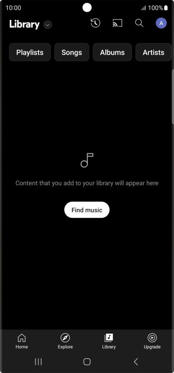 Press the drop down list.