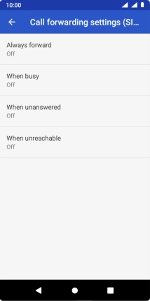 Press the Home key to return to the home screen.