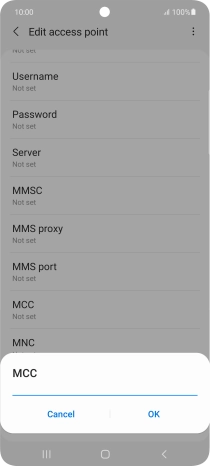 Key in 505 and press OK.