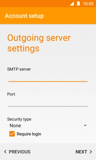 Press the field below 