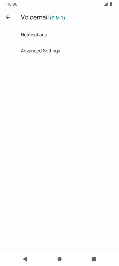 Press Advanced Settings.