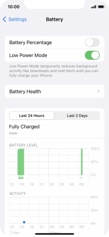 Slide your finger upwards starting from the bottom of the screen to return to the home screen.