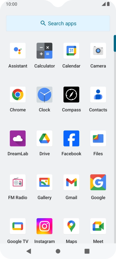 Press Gallery and go to the required folder.