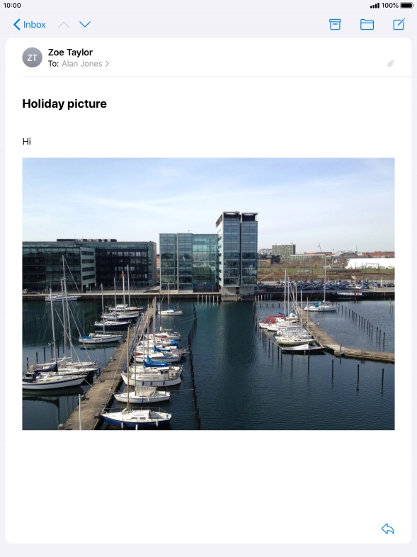 Press the Home key to return to the home screen.