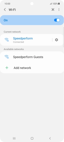 Press the Home key to return to the home screen.