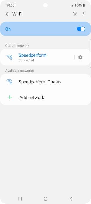 Press the Home key to return to the home screen.