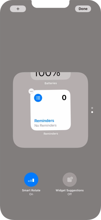 Press Smart Rotate to turn the function on or off.