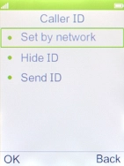 Select Send ID to turn on the function.