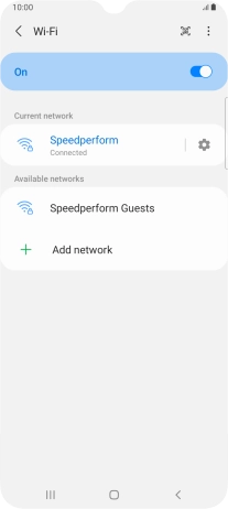 Press the Home key to return to the home screen.