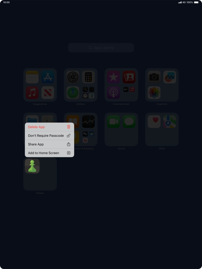 Press Don't Require Passcode.