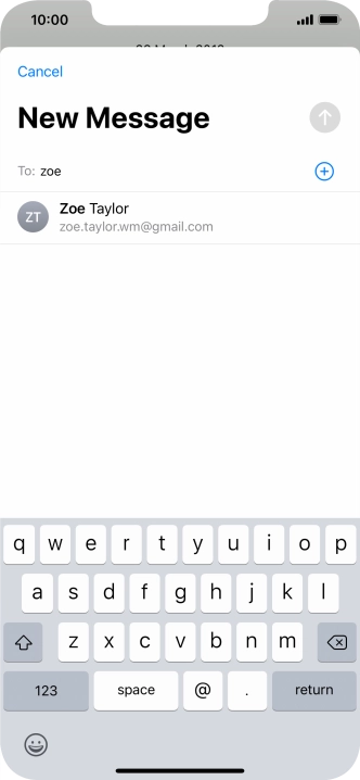 Press the required contact.