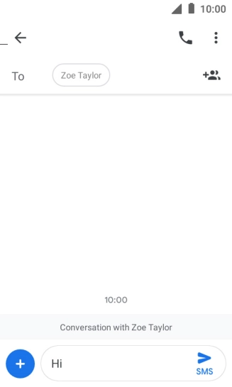 Press the attachment icon. Press the attachment icon.