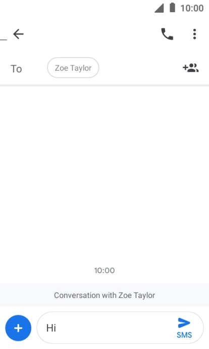 Press the attachment icon. Press the attachment icon.