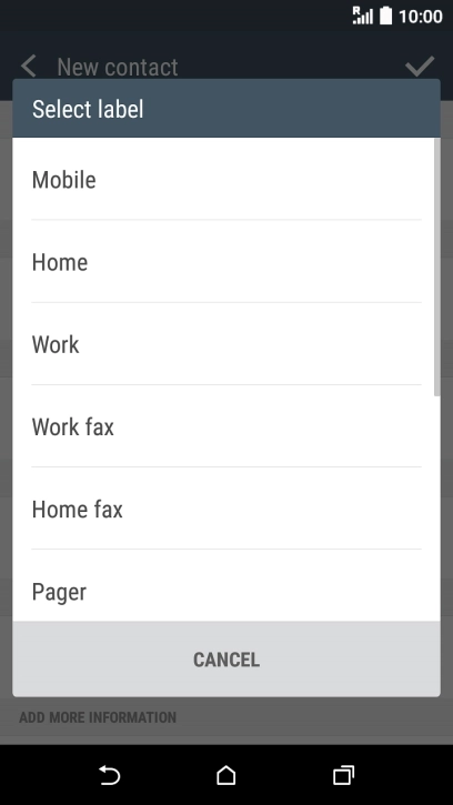 Press the required number type.