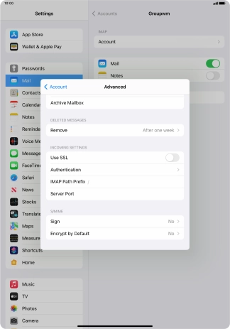 Press Authentication.