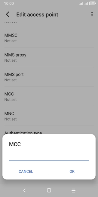 Key in 505 and press OK.