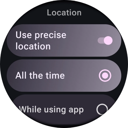Follow the instructions on the screen to select the required settings and turn the function on or off. Follow the instructions on the screen to select the required settings and turn the function on or off.
